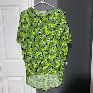 LulaRoe Kermit the Frog tee Size XS